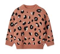 Intarsia Jacquard Sweater Pink 6 years