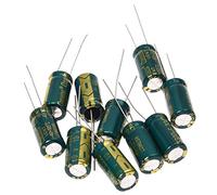 INTCHE 10Pcs 10V 3300UF Motherboard Electrolytic Capacitor Radial