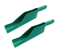 INTCHE 2 Pcs Gutter Cleaning Scoop Gutter Getter Cleaner for Ditch Skylights Garden Cleaning Shovel
