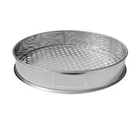 INTCHE Round Hole Mesh Sieve Economic Test Sieve Sample Sieve 304 Stainless Steel Grading Sieve Grading Filter Sieve (Sieve Diameter 20cm; Aperture 1mm-40mm) (Color : 21mm)