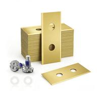 Intckwan 36x Replacement Blades for Mammotion Luba 1/2/3/Mini & Yuka/Mini, 0.9 mm Titanium-Coated Stainless Steel Mower Blades with Screws, Washers & Storage Box