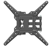Intec Brackets - Full Motion TV Wall Bracket for 26-50 Inch TVs, Swivel & Tilt TV Mount, 382mm Extension, Max VESA 400x400, 30kg Capacity with Cable Management