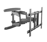 Intec brackets - Professional Double Arm Extra Strong Slim Fitting (50mm Gap) Swivel and Tilt TV Wall Bracket Fits 40-70" TVs with Long Reaching 520mm Extendable Mount