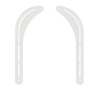 Intec brackets - White Sound bar speaker universal fit bracket suitable for mounting with 32" - 75" TVs