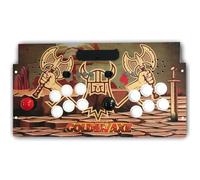 Intec Gaming Genesis Fighting Stick for Arcade1Up Cabinet, Play SEGA Genesis on Cabinet, Plug cartridge and Play, Work as a Genesis console, IntecGaming Modded Joysticks Designed for Arcade1Up
