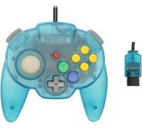 Intec Gaming Warrior 64 Wired Controller for Original N64 Console (Blue)