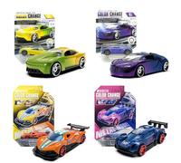 InteDesign 4PCS Colour Changing Cars, Water Activated Colour Changing Toy Alloy Car Set Street Machines Colour Change Cars, Mini Racing Car Gift Set Perfect Vehicle Toys