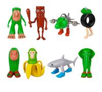 InteDesign 8PCS Italian Brainrot Action Figures Set,Tralalero Tralala Italian Brainrot Toys,Tung Tung Tung Sahur Figures,4-8cm Funny Collectible Desk Toy for Kids & Adults Safe Gifts for Fans Ages 6+