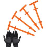 INTEGOO Hunters Specialties Butt Out II Field Dressing Tool (4 Pack) Fast & Safe Deer Processing Kit for Hunters, Orange