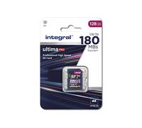 Integral 128GB Card 4K Video Read Speed 180MB/s and Write Speed 90MB/s MicroSDXC A2 C10 U3 UHS-I 180-V30 Micro SD Memory Card