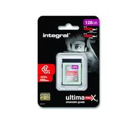 Integral 128GB CFexpress Type B 2.0 Memory Card for 8K RAW and 4K 120 FPS, Up to 1800MB/s Read, 1200MB/s Write and 450MB/s Sustained, for Cinema Cameras and Professional DSLR Cameras