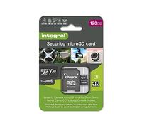 Integral Micro SD Security Card 128GB for Dash-Cams, Home Cams, CCTV, Body Cams and Drones. Extended lifetime and reliable recording time after time w