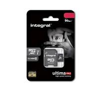Integral UltimaPro - Memory Card 128GB microSDHC/XC 90MB/s Class 10 UHS-I U1 + Adapter