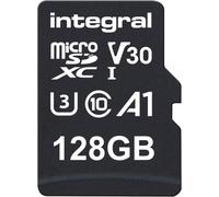 Integral 128GB microSD Card Premium High Speed 4K Video Memory Card - up to 100