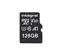 Integral 128GB microSD Card Premium High Speed 4K Video Memory Card - up to 100MB/s Read and 50MB/s Write, UHS-I, U3, Class 10, A1 App Performance - for smartphones, tablets, drones, game consoles