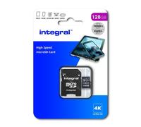 Integral 128GB MicroSDxC Premium High Speed Up to 100MB/s Read Memory Card Integral 128GB MicroSDxC Premium High Speed Up to 100MB/s Read Memory Card