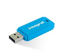 Integral INFD128GBNEONB 128GB USB 2.0 USB Type-A connector Blue...