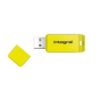 Integral 128GB Neon Yellow USB 2.0 Flash Drive