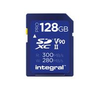 Integral 128GB Professional (300MB/Sec) UHS-II V90 SDXC Memory Card