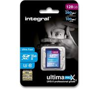 Integral 128Gb Sd Card Uhs Ii Sdxc Uhs-2 U3 Cl10 V60 Up To R-260 W-100 Mbs