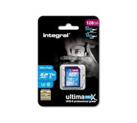 Integral 128GB UHS-II SD Card V60 Up to 300MBs Read and 100MBs Write Speed 1733X SDXC Professional High Speed Memory Card