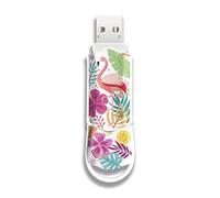 Integral 128GB XPression USB 3.2 Drive in Flamingo Design Cute and Colourful Memory Stick Pen Drive, External Storage for Work, Study and Leisure