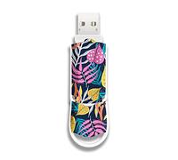 Integral 128GB Leaves Xpression USB 3.2 Gen 1 Flash Drive are Stylishly Designed USB Memory Flash Drives - Ideal Storage and Back Up for Study, Work and Play and a Great Fun & Funky Gift Idea