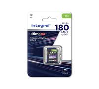 Integral 1TB Card 4K Video Read Speed 180MB/s and Write Speed 150MB/s MicroSDXC A2 C10 U3 UHS-I 180-V30 SD Memory Card