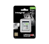 Integral 1TB CFexpress Type B 2.0 Memory Card for 12K and 8K RAW Video, 8K 120 FPS, Up to 1800MB/s Read, 1400MB/s Write and 1200MB/s Sustained, for Advanced Cinematic and DSLR Cameras