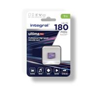 Integral 1TB Micro SD Memory Card - 180MB/s Read, 150MB/s Write | A2, UHS-I, U3, V30, C10, MicroSDXC | High Speed Micro SD Card for 4K Video, Drones, Smartphones, Steam Deck & More
