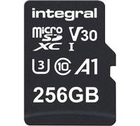 Integral 256B Microsd Card Premium High Speed 4K Video Memory Card - up to 100Mb