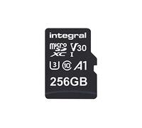 Integral 256B microSD Card Premium High Speed 4K Video Memory Card - up to 100MB/s Read and 50MB/s Write, UHS-I, U3, Class 10, A1 App Performance - for smartphones, tablets, drones, game consoles