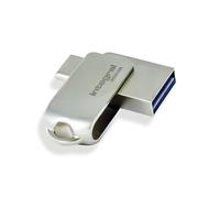 Integral 256GB 360-Dual USB 3.2 Gen 1 Type C & Type A Flash Drive with Solid Metal Casing, Fast Transfer Speeds and Simply Plug & Play