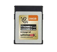 Integral 256GB CFexpress Memory Card Type B 2.0 12K and 8K RAW and 8K 120 FPS 1700MB/s Read 1400MB/s Write Speed 1400MB/s Sustained Write Speed Designed for Advanced Cinematic and DSLR Cameras