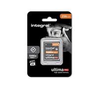Integral 256GB Compact Flash Card UDMA-7 1066x Speed VPG-65 160MB/s Read and 135MB/s Write Professional High Speed Card