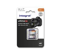 Integral 256GB SD Card 4K Ultra-HD Video Premium High Speed Memory Card SDHC Up to 100MB/s SDHC V30 UHS-I U3 Class 10 SD Memory Card