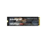 Integral 2TB Advantage Pro-2 M.2 2280 PCIe Gen4 X4 NVMe 1.4 SSD Up to 7300MB/s read & 6400MB/s write Run Cooler Technology - No Heatsink Improved Reliability For Gaming Editing Rendering & more