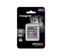 Integral 32GB Compact Flash Card UDMA7 366x VPG20 55MB/s Read and 25MB/s Writ...