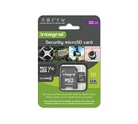Integral Micro SD Security Card 32GB for Dash-Cams, Home Cams, CCTV, Body Cams and Drones. Extended lifetime and reliable recording time after time