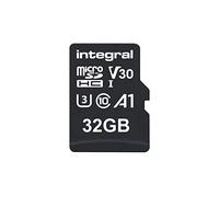 Integral 32GB microSD Card Premium High Speed 4K Video Memory Card - up to 100MB/s Read and 30MB/s Write, UHS-I, U3, Class 10, A1 App Performance - for smartphones, tablets, drones, game consoles