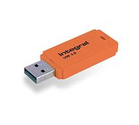 Integral 32GB Neon Orange USB 3.2 Gen 1 Flash Drive