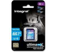 Integral 32GB SDHC UHS-II V90 Memory Card - 300MB/s Read, 270MB/s Write, 1866x, New