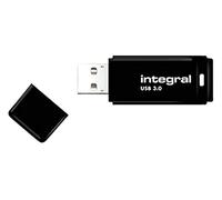 Integral 32GB USB 3.0 Black Key with Fixable Cap