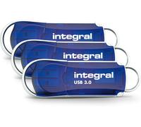 Integral 32GB USB 3.2 Gen 1 Flash Drive Courier Blue up to 100MB/s USB 3.2 Gen