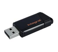 Integral USB 2.0 Flash Drive Pulse 32 GB Black, Orange