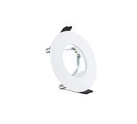 Integral ILDLFR70D001-4 Evofire Fire Rated Downlight 70mm Cutout IP65 White Round +GU10 Holder (4 Pack)