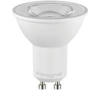 Integral 5.7W GU10 LED 600lm 2700K | Dimmable | 36° Beam Angle | 75W Equivalent | Very Warm White | Matt White Finish