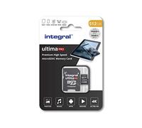 Integral 512GB MicroSD Card Premium High Speed 4K Video Memory Card - Up to 100MB/s Read and 50MB/s Write, UHS-I, U3, Class 10, A1 App Performance - for Smartphones, Tablets, Drones, Game Consoles