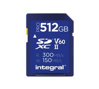 Integral 512GB Professional (300MB/Sec) UHS-II V60 Memory Card