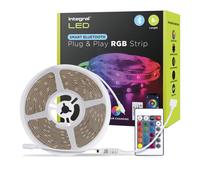 Integral 5m RGB LED Strip Light, Colour Changing, Dimmable,